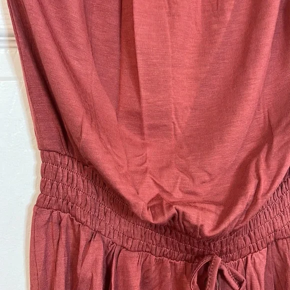 NWT Venus Lascana romper shorts swimsuit cover up off the shoulder light red 8 - Picture 3 of 9